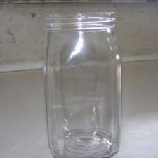 Square Glass Pickle Jar