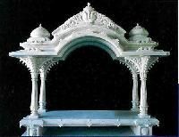 White Marble Hand Carved Temple