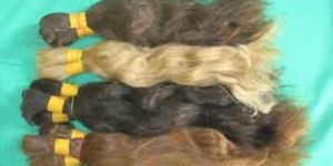 Dyed Bulk Indian Human Hair