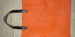 Dyed Cotton Bag with Rexine Handle