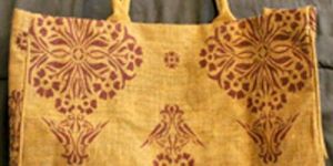 Natural Printed Jute Bag