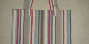 Striped Cotton Bag