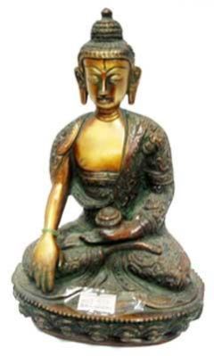 Brass Buddha In Double Color
