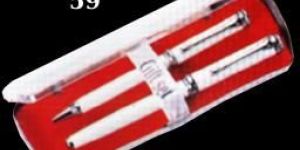 2 Set OF Plastic White Ball Pens