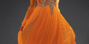 Hand Embroiderd Evening Gown