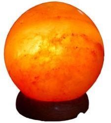 Himalayan Rocksalt Globe Lamp