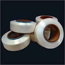 Plain White Nylon Covered Spandex Yarn