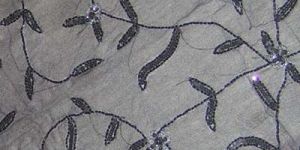 embroidered organza fabric [OE-04]