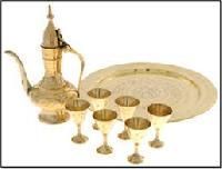 Brass Wine Set
