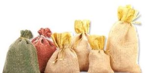 Multicolor Jute Potli Bag