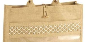 JUTE SHOPPING TOTE BAG