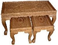 Walnut Wood Carved Furniture