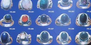 Sterling Silver Stone Rings