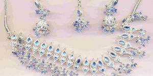 Silver Plating Necklace Set