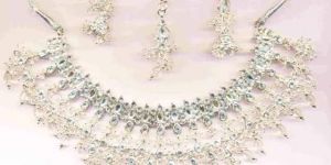 Silver Plating Necklace Set