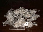 Cut Mica in Different Shapes