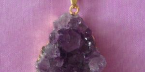 Amethyst Crystal Pendants