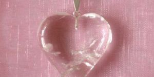 Crystal Heart Pendants