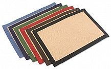 Jute Rug with Colour Cotton Border