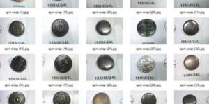 Silver Metal Snap Button