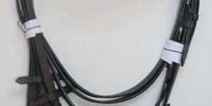 Black Leather Halter Padded