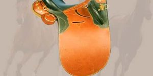 Leather Brown Western Saddle
