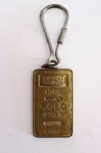 Solid Brass Keychain