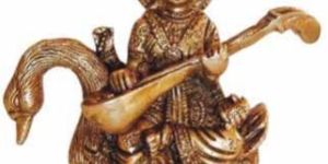 Brass Saraswati Statue