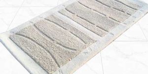 White Rectangle Carpet