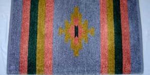 Colorful Cut Shuttle Pattern Rug
