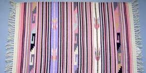 Pastel Multicolor Cut Shuttle Rug