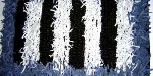 NE-5001 Leather Shaggy Rugs