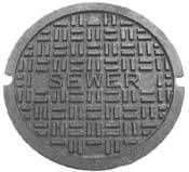 Cast Iron Standard Cover - SEWER