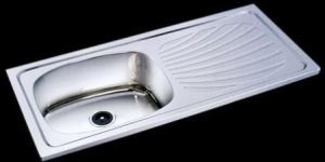 02 - Single Bowl Drain kitchen sink