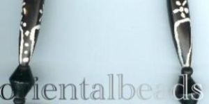 Elegant Black & Gold Beaded Necklace