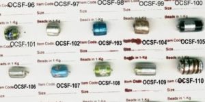 SFB - 10 Silver Foil Beads