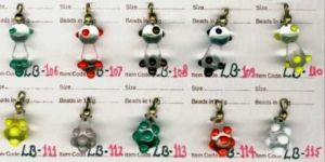 Silver Foil Glass Pendants