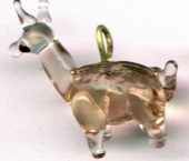 Unicorn Brown Shaped Glass Beads