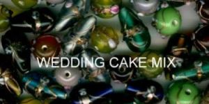 Wedding Cake Glass Beads Mix