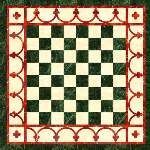 Marble Inlay Chess Board