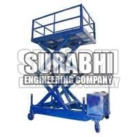 Trolley Mounted Scissor Lift