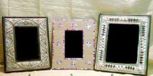 Beaded and Stone Work Photo Frames