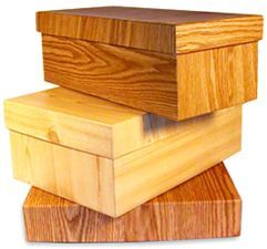 Rubber Wood Boxes