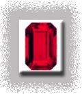 Hexagonal Ruby Stone