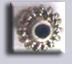 Square Silver Beads