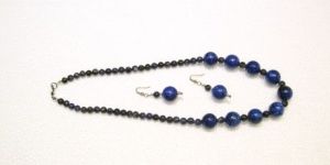 Lapiz Lazuli Round Beads Necklace