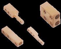 Brass Current and Potential Terminals