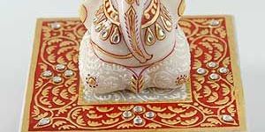 SIM004G elephant-headed Lord Ganesha statue