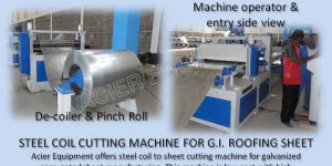 Galvanized Coil Cutting Machine for Roofing Sheet