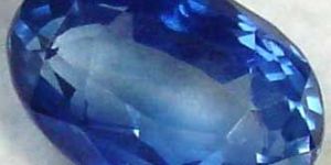 Brilliant Cut Oval Blue Sapphire Gemstone